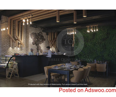 New Rooftop Restaurant in Ahmedabad - Three Quarter Indian (TQI)