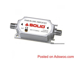 Solid ILA-20 20dB Coaxial In Line Amplifier