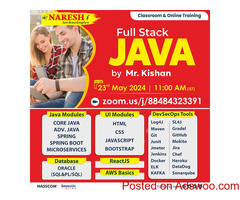 Best Full Stack Java Online and Classroom Training Nares-IT