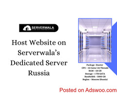 Host Website on Serverwala’s Dedicated Server Russia