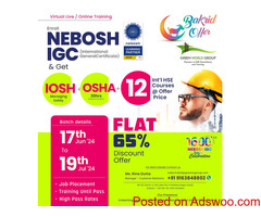 Nebosh IGC Certificate In  Kolkata