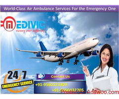 Pick ICU Setup Excellent Air Ambulance in Bangalore by Medivic Aviation