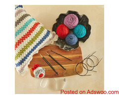 Ebony Wood Crochet Hooks: Luxurious Crafting Tools