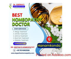 Best Homeopathy Doctor in Hanamkonda | Dr. Geetha's Homeopathy