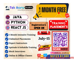 Best Placements and Training Institute In Hyderabad | Tek Ikons Academy