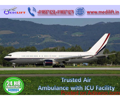 Hire Prominent Air Ambulance Bhopal to Delhi with Medical Support