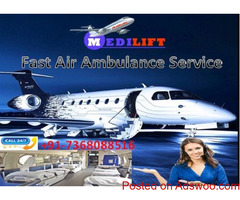 Get Trustworthy Commercial Air Ambulance Service in Kolkata by Medilift