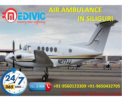 Now Book Authentic Cost ICU Air Ambulance Service in Siliguri by Medivic