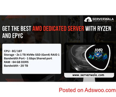 Get the best AMD Dedicated server with Ryzen and EPYC