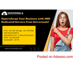 Supercharge Your Business with AMD Dedicated Servers from Serverwala!
