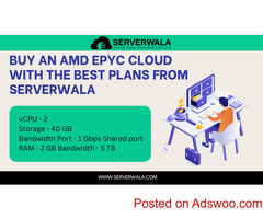 Buy an AMD EPYC Cloud with the best plans from Serverwala