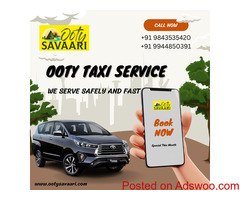 Ooty Savaari - Ooty Taxi Service