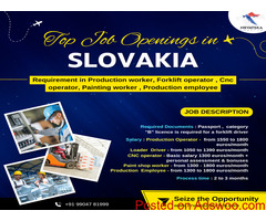 Job Vacancies in Slovakia: Forklift, CNC and More!