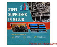 Top Steel Suppliers in Melur - Sakthi Shamikshaa | Premium Steel for Stronger Constructions