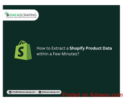 How to Extract a Shopify Product Data within a Few Minutes?