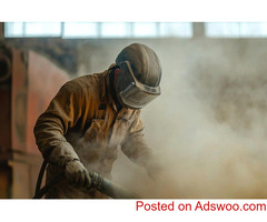 Industrial Sandblasting Services | Rocketweld Precision Solutions