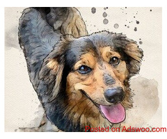 Unique Dog Portraits by a Talented Portrait Artist
