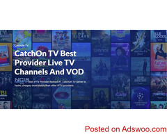 CatchOnTV - Access 40,000+ VODs, 20K Channels & Premium TV in 4K HD