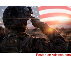 Galvanized Iron Honoring the American Military and Patriotism