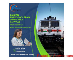 Hire more cheaply oriented services of Falcon Train Ambulance in Bangalore
