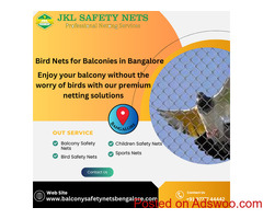 Bird Nets for Balconies in Bangalore: A Complete Solution by JKL Safety Nets