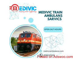 Medivic Train Ambulance Services in Ranchi provides affordable facilities