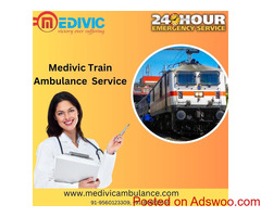 Get medic oxygenated journey on Medivic Train Ambulance Kolkata under the supervision of a doctor