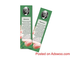 Memorials Ireland - Customised Bookmarks: Unique Remembrance Keepsakes