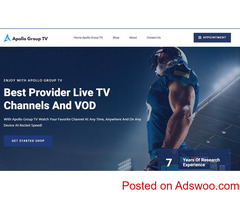 Apollo Group TV High-Quality IPTV Service 2025