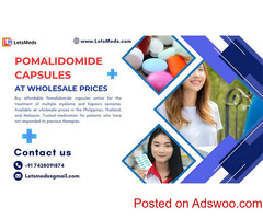 Pomalidomide Capsules Price in the Philippines Thailand Malaysia – Buy Online at Wholesale Rates