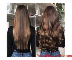 Brown hair extensions Indian
