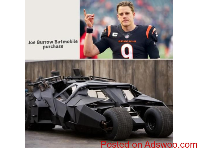 Joe Burrow Spends $3M on Batmobile While Signing a $275M Deal - 1/1