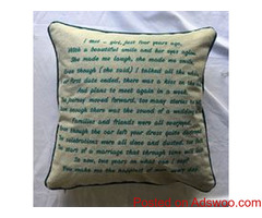 Personalised Anniversary Cushion