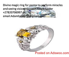 King Solomon magic ring for pastors to perform miracles +27820706997