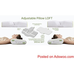 amazon. com %50 off Vaverto Orthopedic Cervical Pillow