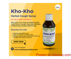 Relieve Cough Naturally – Try Kho Kho Ayurvedic Syrup Today!