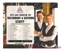 Best Restaurant and Catering Staffing Agency from India