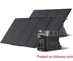 ¡Energía Limpia al Instante! Descubre Generadores y Paneles Solares EcoFlow