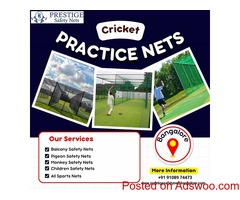 Top-Quality Cricket Practice Nets in Bangalore – Train Like a Pro with Prestige