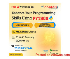 Free workshop on Python