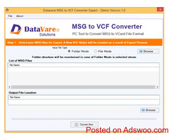Best Options for MSG to VCF Converter