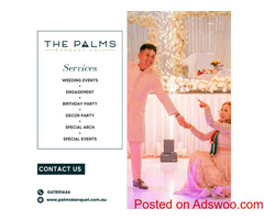 Luxurious Wedding Banquet Hall in Adelaide | Palms Banquet