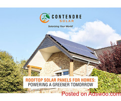 Rooftop Solar Panel for Home