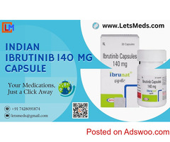 How much does indian ibrutinib 140 mg capsule cost in Philippines?