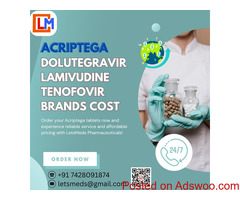 Affordable Mylan Acriptega Tablets in the Philippines | dolutegravir lamivudine tenofovir brand cost