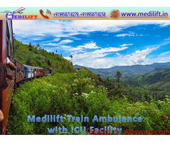 All Solutions Provided by Medilift Train Ambulance from Patna to Delhi