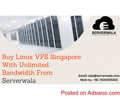 Buy Linux VPS Singapore With Unlimited Bandwidth From Serverwala