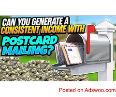 Work From Home, Get Paid Weekly: Easy Postcard Mailing Jobs!