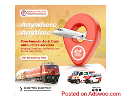 Panchmukhi Train Ambulance in Patna provides a Skilled Crew for Care