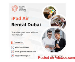Can I Get an iPad Air Rental in Dubai with Accessories?